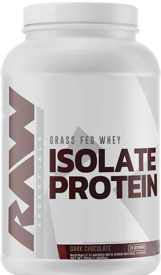 RAW Whey Isolate Protein Powder, Dark Chocolate