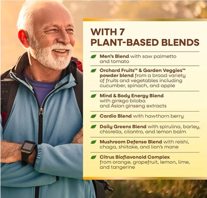 Nature's Way Alive! Ultra Potency Multivitamin for Men 50 Plus, Complete High Potency Formula with Vitamin D3, C, E, Methyl B12, Supports Cellular Energy, Heart, Brain, and Eye Health,* 150 Tablets