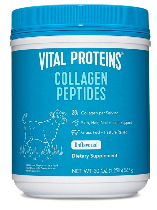 Vital Proteins Grass Fed Collagen Peptides Powder, Supports Hair, Skin, Nails, Bones