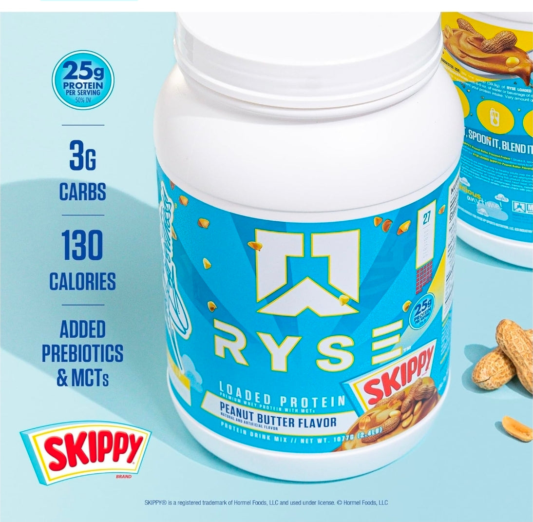 RYSE Loaded Protein Powder, Skippy Peanut Butter, 25g Protein - product image 4