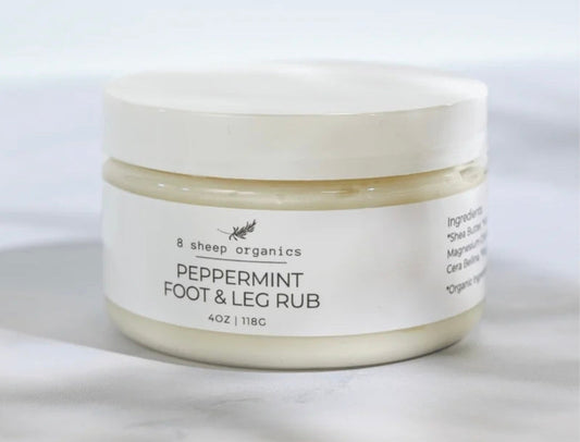 Majestic Pure Peppermint Foot Cream, Warming Cream - Calluses, Dry Cracked Feet, Hands