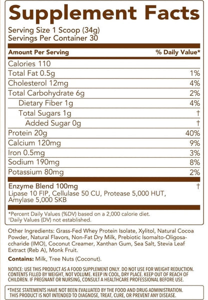 Clean Simple Eats 30 Servings Protein Chocolate Batter
