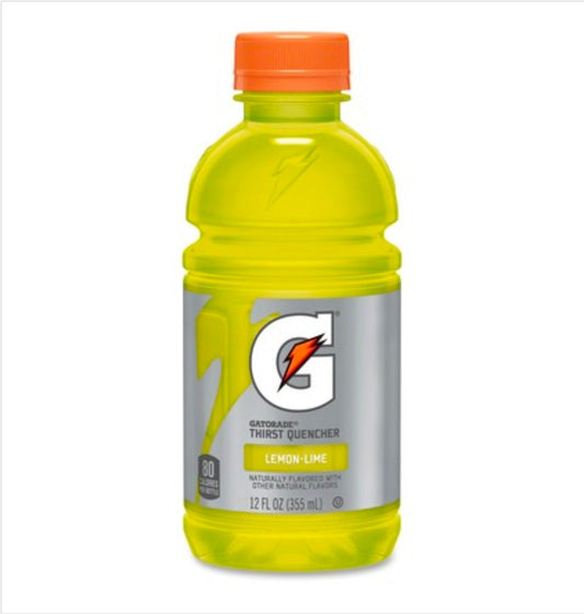 Gatorade G Zero Sports Drink, Lemon Lime, 12 Fl Oz