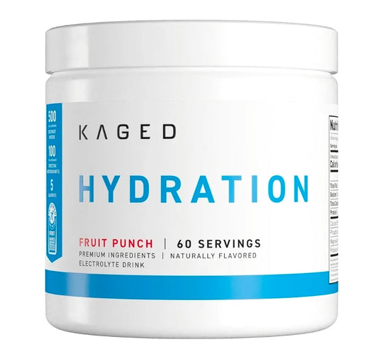 Kaged Hydration Electrolytes Powder | Fruit Punch | Hydra-Charge Sports Drink Mix | Pre
